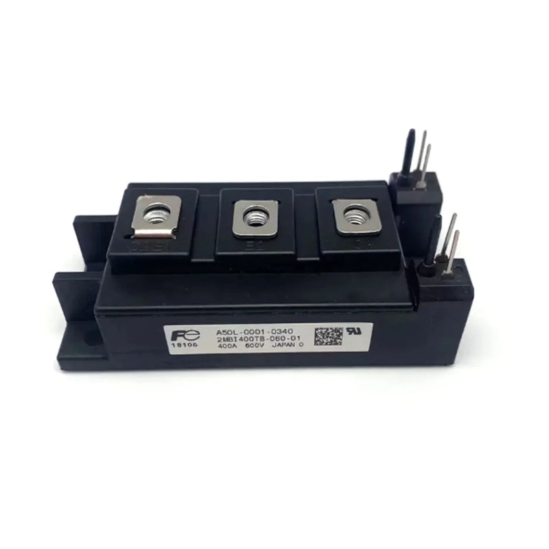 Fuji 2MBI400TB-060-01 IGBT module, 400 A, 600 V, insulated dual-pack, for high-efficiency inverters and motor drives