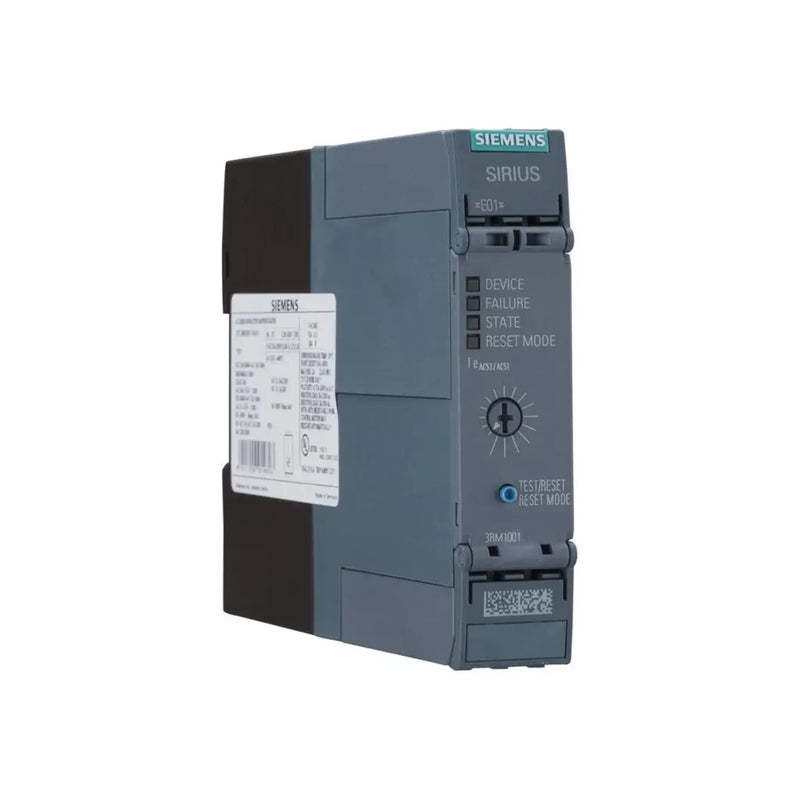 Siemens 3RM1002-1AA04 SIRIUS 3RM1 hybrid motor starter, 1.6A, 24V DC, compact direct-on-line starter for industrial motor control.