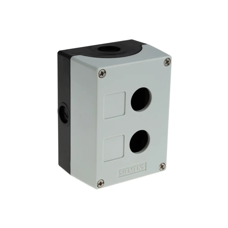 Siemens 3SU1802-0AA00-0AB1 green LED indicator light, 24V AC/DC, IP66/IP69K, flat design, plastic ring, for industrial signaling applications.