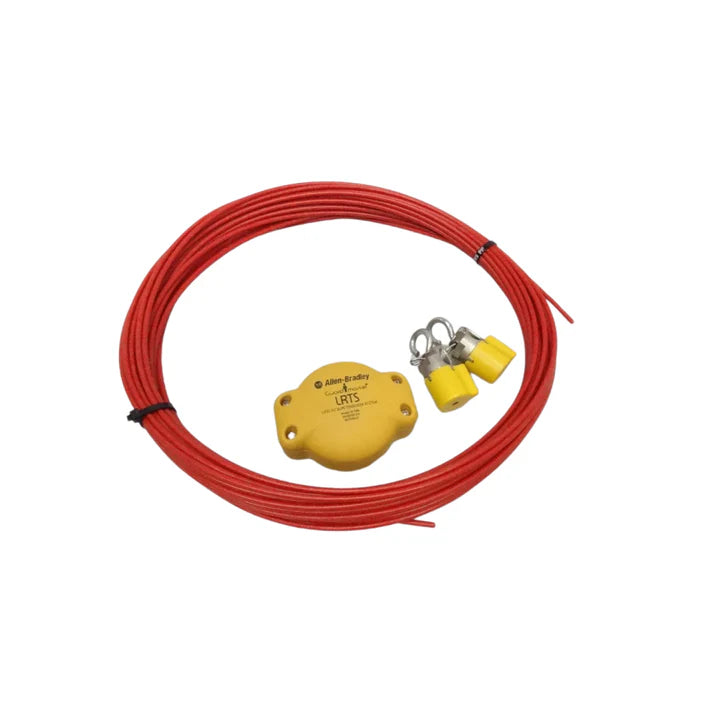 Allen-Bradley 440E-A13082 Lifeline 4 cable pull switch, 100m range, IP67, emergency stop, die-cast housing