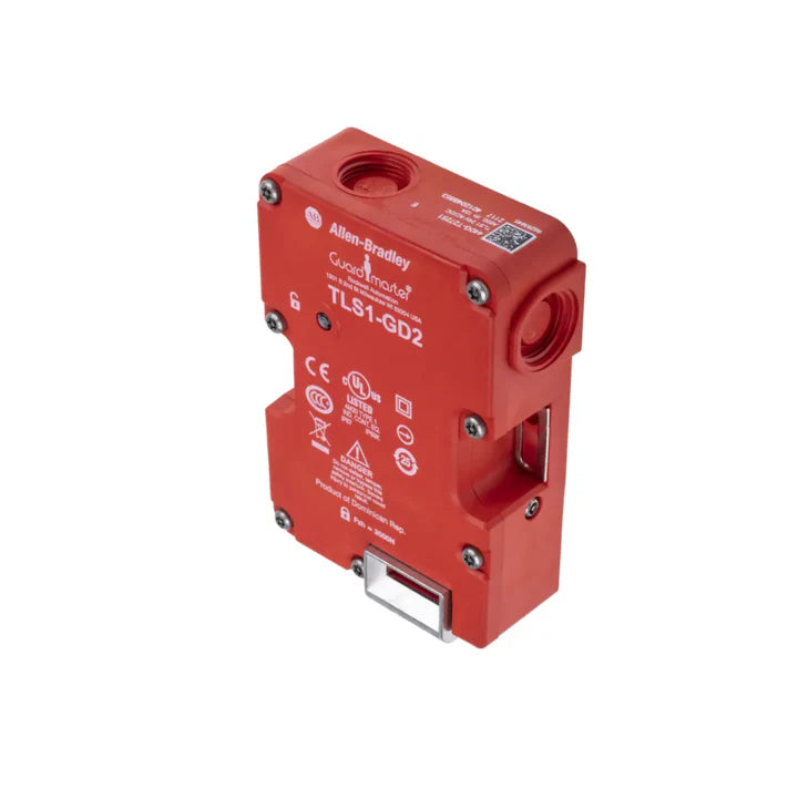 Allen-Bradley 440G-T27251 guard locking switch, power-to-release, 2NC/1NO, metal housing, IP67, 24V DC