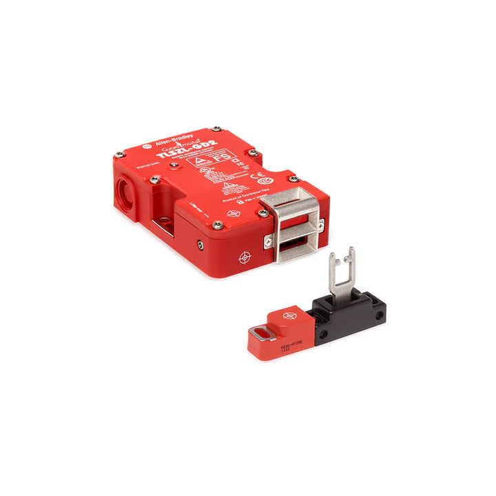 Allen-Bradley 440G-TZS21UTRH RFID safety interlock, 24V DC, power-to-release, rear actuator entry, IP69K