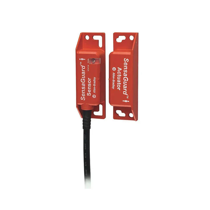 Allen-Bradley 440N-Z21SS2J RFID safety switch, stainless steel, IP69K, M12 8-pin, non-contact coded interlock