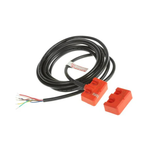 Trojan 5 safety interlock switch, 2 N.C. contacts, IP67 plastic housing, M20 conduit, for guard door safety applications.