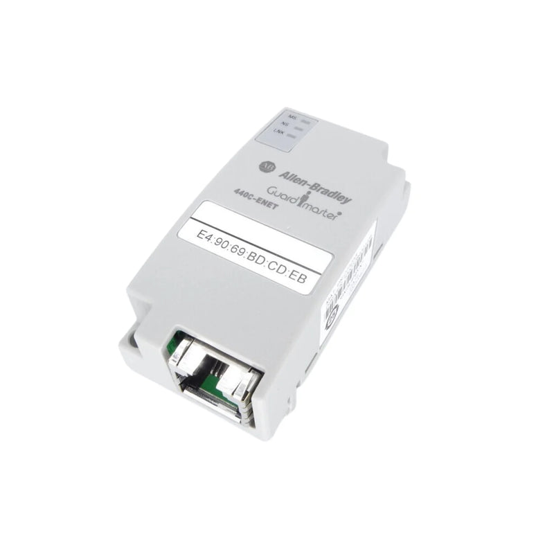 Allen-Bradley 440C-ENET Ethernet plug-in module, 8 CIP connections, Slot 1, IP20, for Guardmaster CR30 safety relay