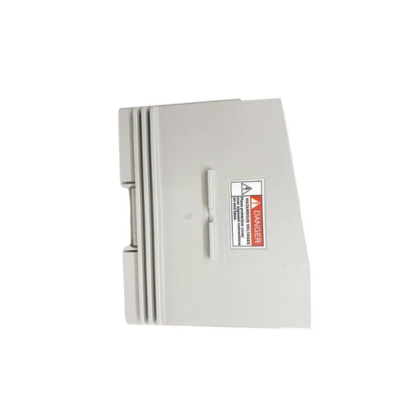 Compact 5000 I/O end cap, right-side bus terminator for I/O assemblies, DIN rail mount.