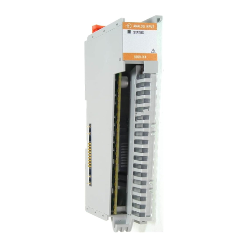 Allen-Bradley 5069-IY4 Compact 5000 analog input module with 4 channels, supporting voltage, current, RTD, and thermocouple inputs.