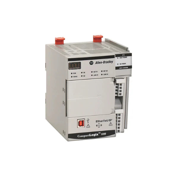 5069-L306ERM CompactLogix 5380 controller, 750 KB memory, dual EtherNet/IP ports, integrated motion support, industrial automation control.