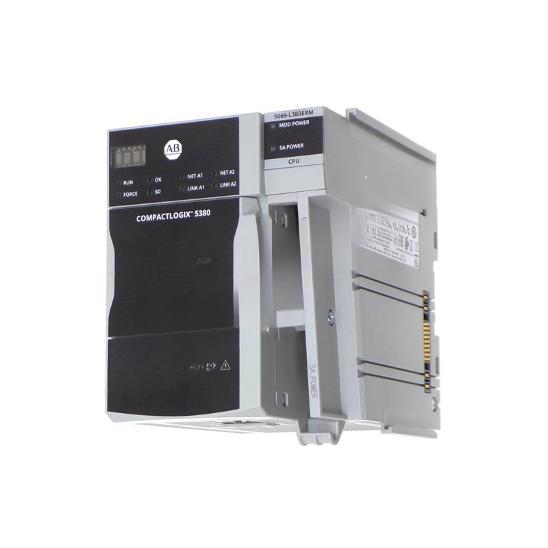 Allen-Bradley 5069-L380ERM CompactLogix 5380 controller, 40 MB, dual Ethernet, integrated motion