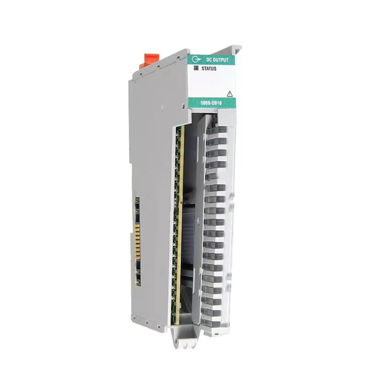 Allen-Bradley 5069-OB16K 16-channel 24V DC sourcing output module, high-speed Compact I/O for CompactLogix 5380/5480 automation systems.