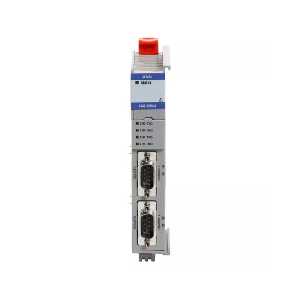 module, RS-232 and RS-485 support, for CompactLogix 5380 and 5480 controllers, Compact 5000 I/O, DIN rail mounted.