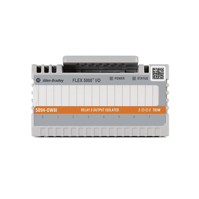Allen-Bradley 5094-OW8I 8-channel relay output module, isolated contacts, 250V AC/30V DC, Compact 5000