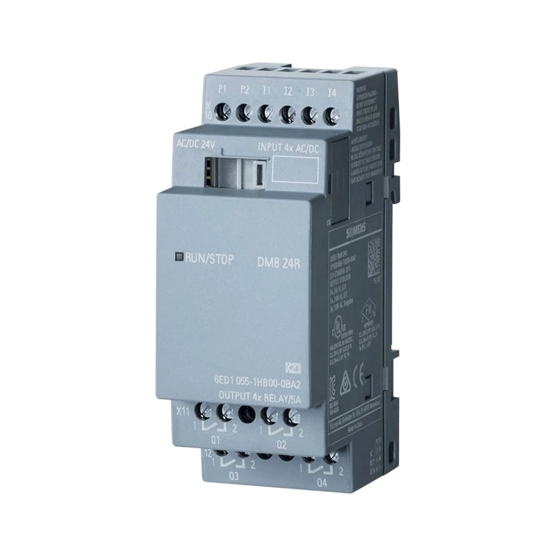 Siemens 3RW3027-1BB04 SIRIUS soft starter, 12.5A, 3-phase 200–480V AC, 24V AC/DC control voltage, compact motor starter for automation systems.