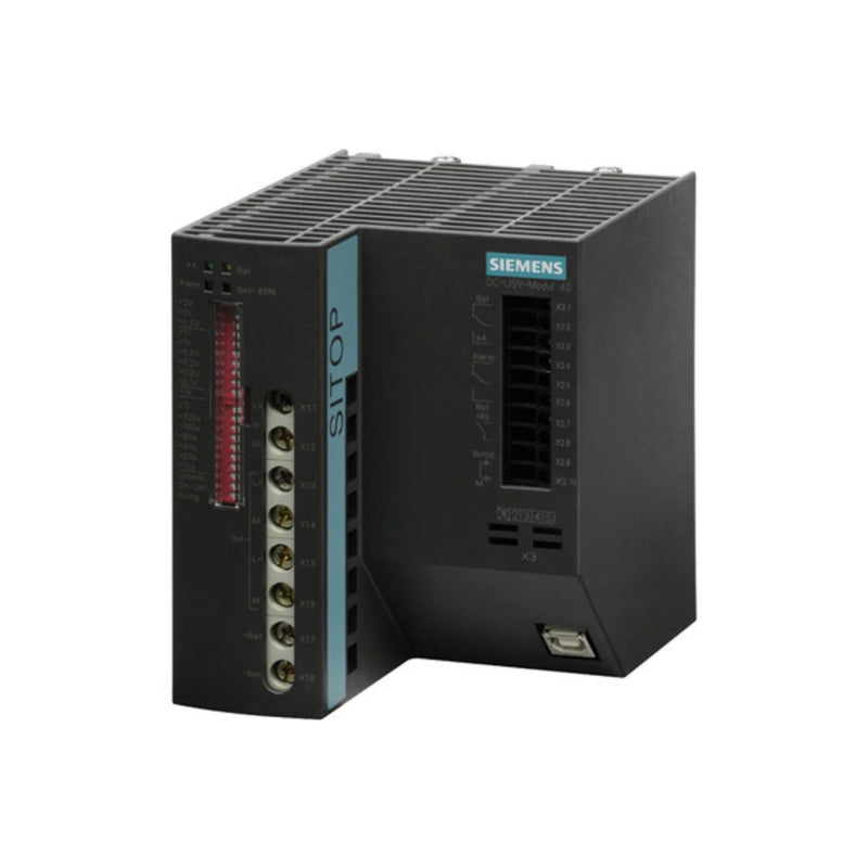 Siemens 6EP1931-2FC21 SITOP redundancy module, 24V DC, 40A, dual input, DIN rail, diode-based, ensures uninterrupted power in industrial systems.