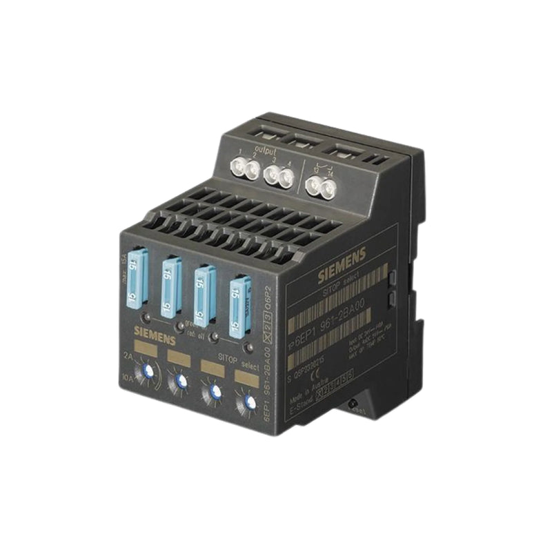 Siemens 6EP1961-2BA00 UPS1100 buffer battery, 12V / 7Ah, lead-acid, maintenance-free, for SITOP UPS1600 backup systems.