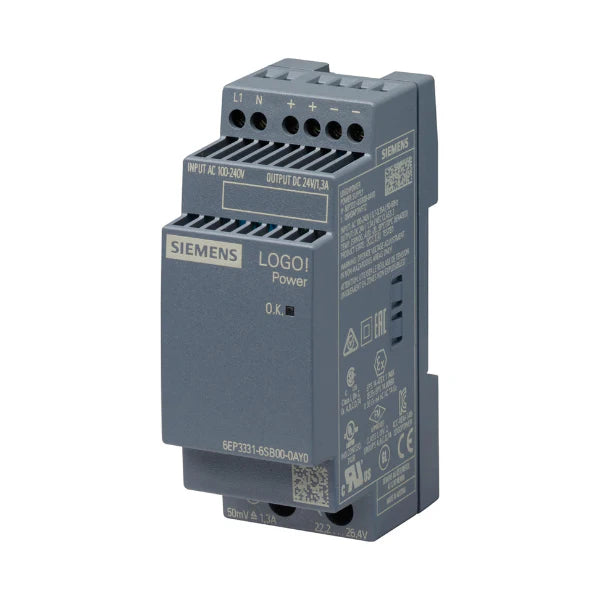 Siemens 6EP3331-6SB00-0AY0 SITOP PSU8600 power supply module for industrial automation.