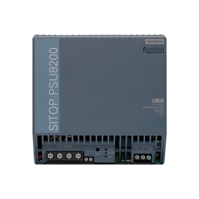 Siemens 6EP3337-8SB00-0AY0 power supply module for industrial automation systems.