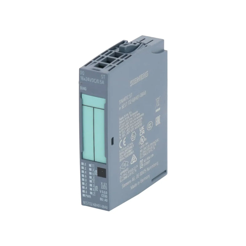 Siemens 6ES7132-6BH01-0BA0 I/O module for SIMATIC S7-1200 systems.