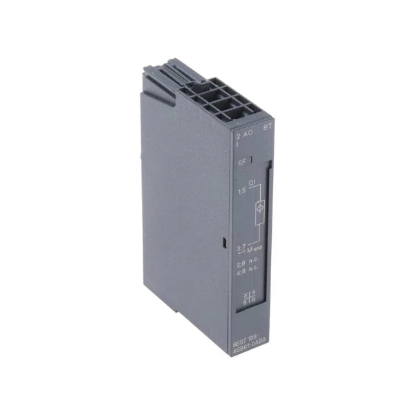 Siemens 6ES7135-4GB01-0AB0 analog output module, 2-channel, voltage/current, 15mm, for ET 200S systems.