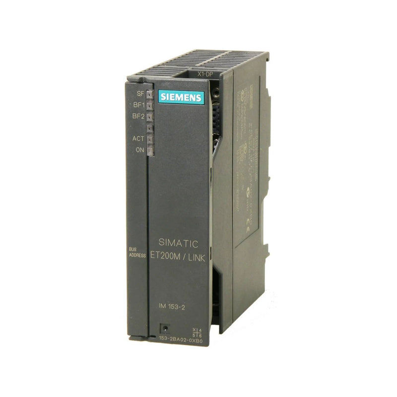 Siemens 6ES7153-2BA02-0XB0 DP/DP coupler, redundant PROFIBUS interface, 12 Mbps, for transparent communication between two PROFIBUS masters.