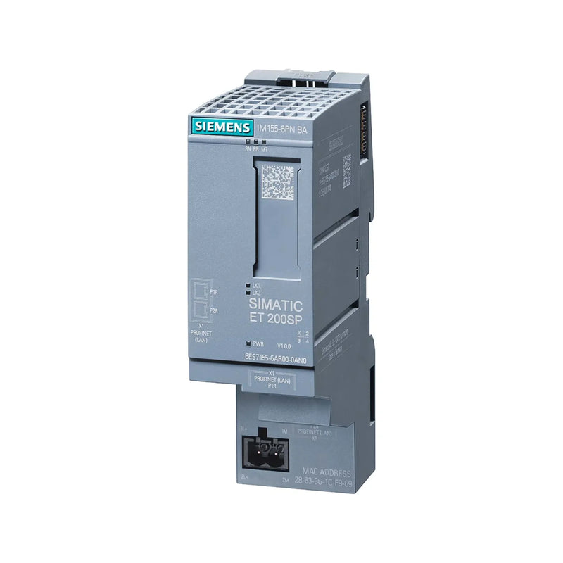 Siemens 6ES7155-6AR00-0AN0 PLC communication module for SIMATIC S7-1500 systems.