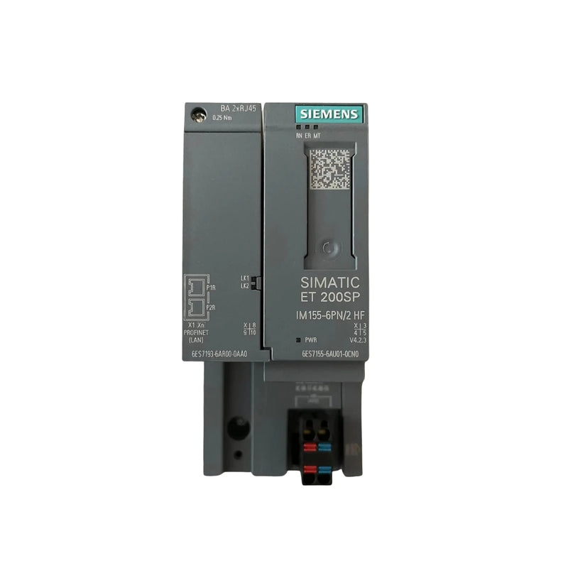 Siemens 6ES7155-6AU01-0CN0 ET 200SP digital input module, 16 DI, 24V DC standard, compact and reliable for automation systems.