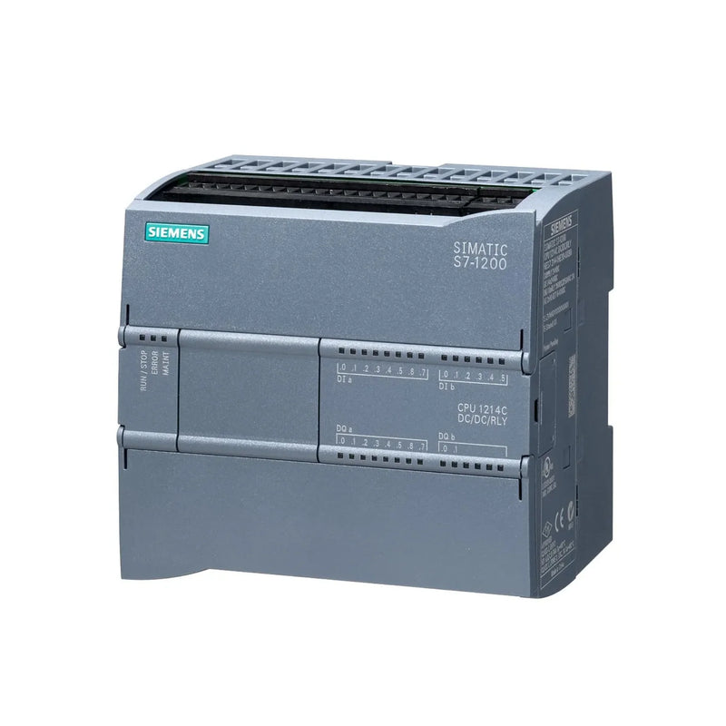 Siemens 6ES7214-1HG40-0XB0 SIMATIC S7-1200 CPU module with PROFINET communication.