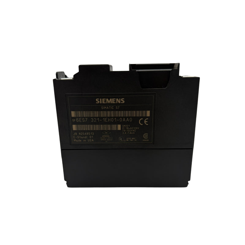 Siemens 6ES7321-1EH01-0AA0 S7-300 SM321 16 DI 24 V DC digital input module.