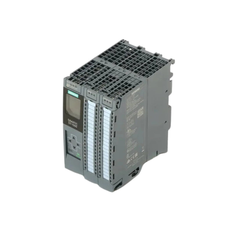 Siemens 6ES7511-1CK01-0AB0 CPU 1511C-1 PN, compact S7-1500 PLC with integrated I/O, PROFINET, 24V DC.