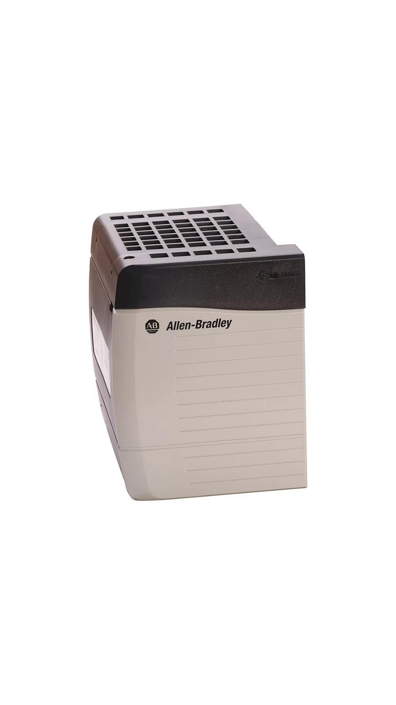 Allen-Bradley 1756-PA72 ControlLogix 75W power supply, 120/240V AC input, chassis-mounted, reliable source for automation backplane power.