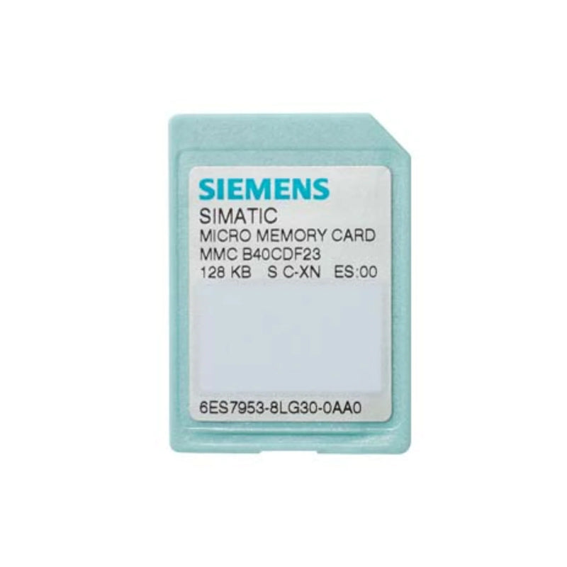 Siemens 6ES7953-8LJ31-0AA00 SIMATIC 4 MB micro memory card, MMC format, for S7-300, ET 200, and C7 automation systems.