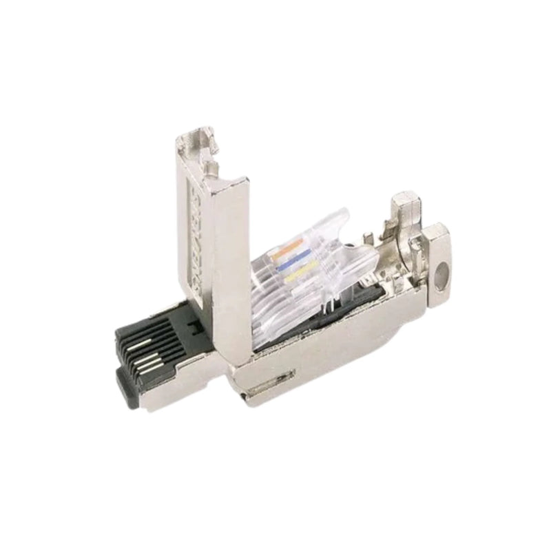 Siemens 6GK1901-1BB10-2AE0 SCALANCE Ethernet cable, 2m, Cat5e, preassembled RJ45 to RJ45, industrial-grade FastConnect cable for automation systems.