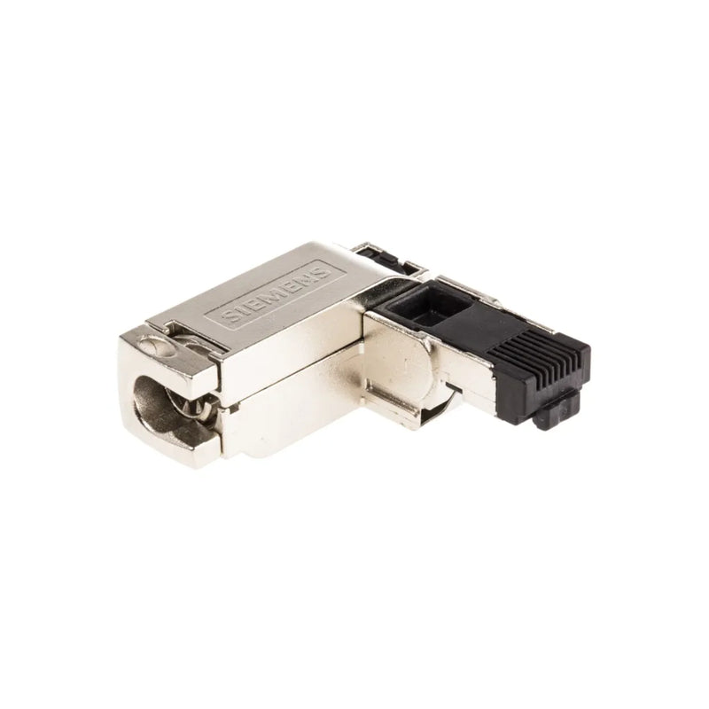 Siemens 6GK1901-1BB20-2AA0 SCALANCE 2 m Ethernet cable, Cat5e, RJ45 connectors, industrial-grade shielded cable for automation networks.