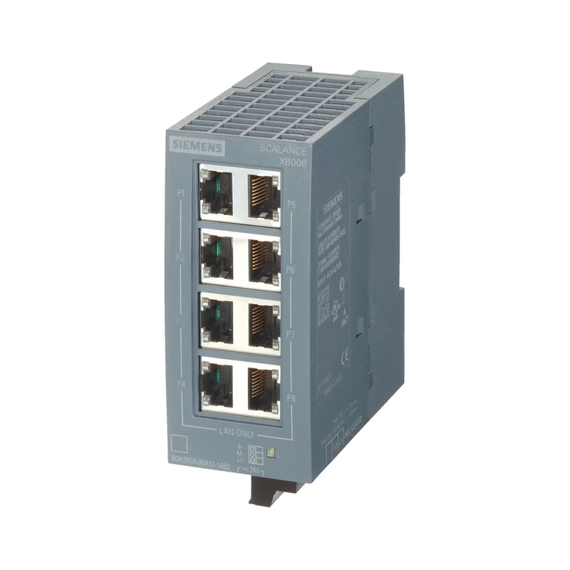 Siemens 6GK5008-0BA10-1AB2 industrial communication gateway for seamless network integration.