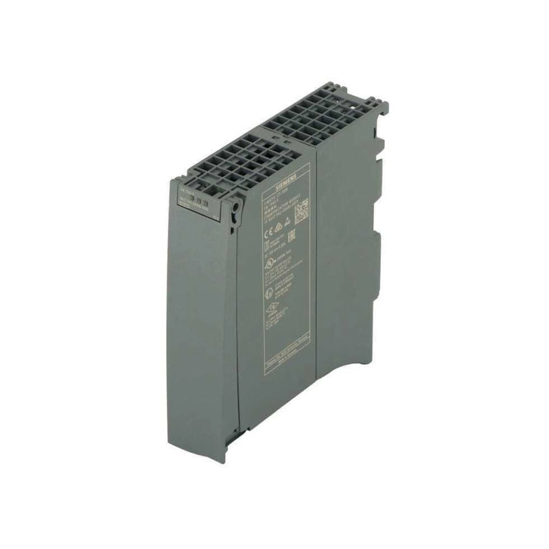 Siemens 6GK7542-5DX00-0XE0 CP 1542SP-1 PROFINET communication processor, Gigabit Ethernet, ET 200SP-compatible, DIN rail mount, RJ45, IP20.