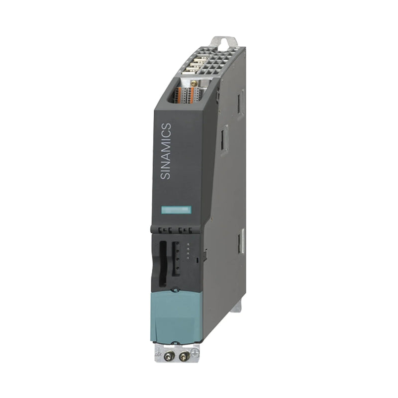 Siemens 6SL3040-0MA00-0AA1 SMC20 sensor module, 2 encoder inputs, DRIVE-CLiQ interface, DIN rail mount, IP20, for SINAMICS S120 feedback systems.