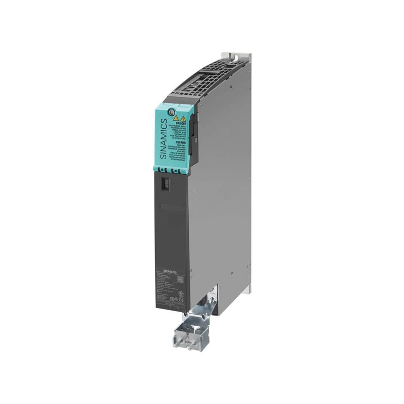 Siemens 6SL3120-1TE15-0AD0 SINAMICS S120 motor module, 10A, 400V, internal air-cooled, booksize design, for modular drive systems.