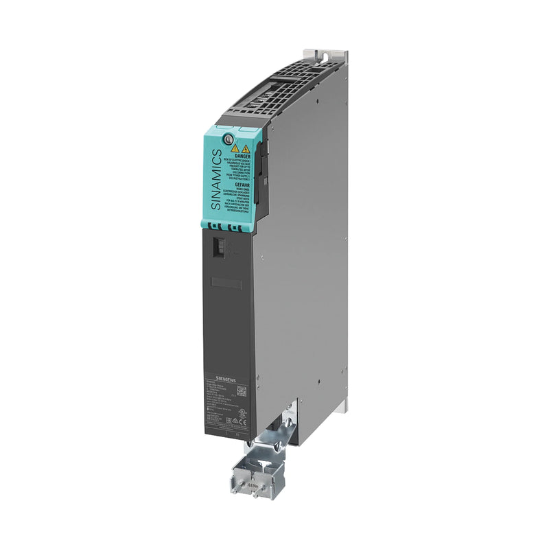Siemens 6SL3120-1TE23-0AC0 SINAMICS S120 motor module, 30A, 300V DC, booksize format, IP20, internal air cooling, for multi-axis drive applications.