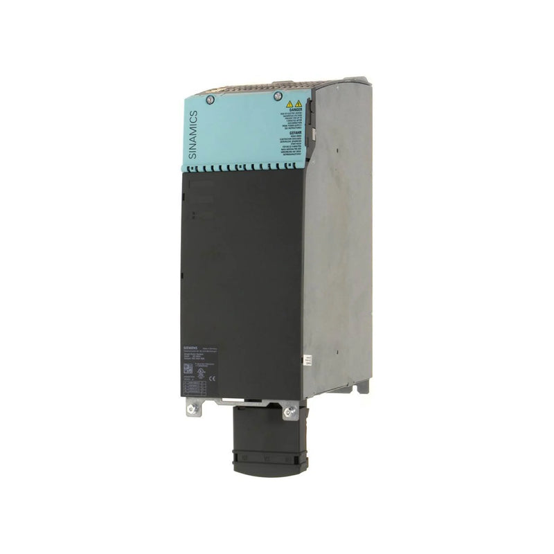 Siemens 6SL3120-1TE26-0AA3 motor module, 60A, 600V DC, SINAMICS S120, booksize, IP20, air-cooled, for high-performance motion control.