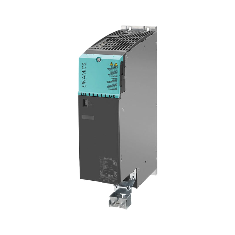 Siemens 6SL3120-2TE21-8AA3 power supply unit for stable power to Siemens S7-1200 PLC systems in industrial automation.