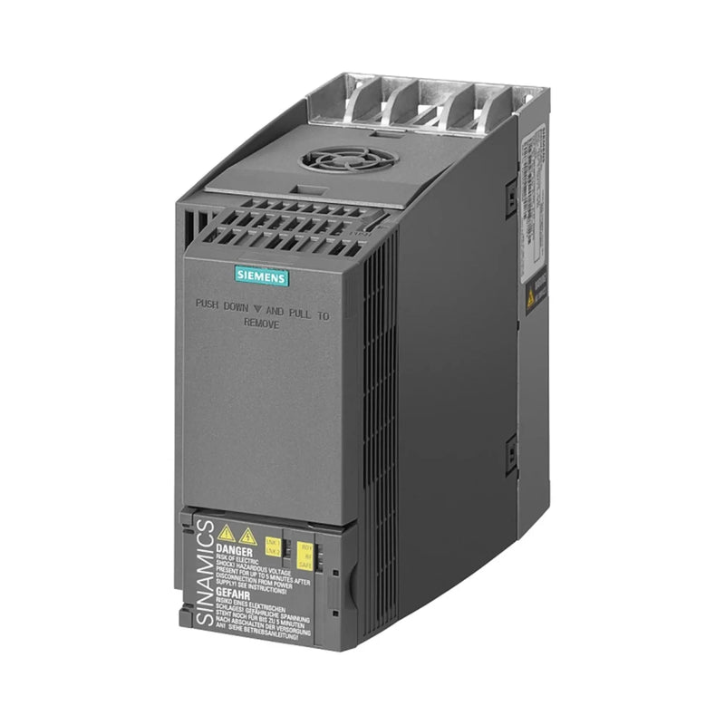 Siemens 6SL3210-1KE21-7AF1 SINAMICS S120 single motor module, 17A, 380-480V AC, high-performance motion control.