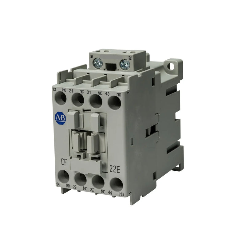Allen-Bradley 700-CF220EJ control relay, 4 N.O., 24V DC coil, DIN rail, 10A, CF series