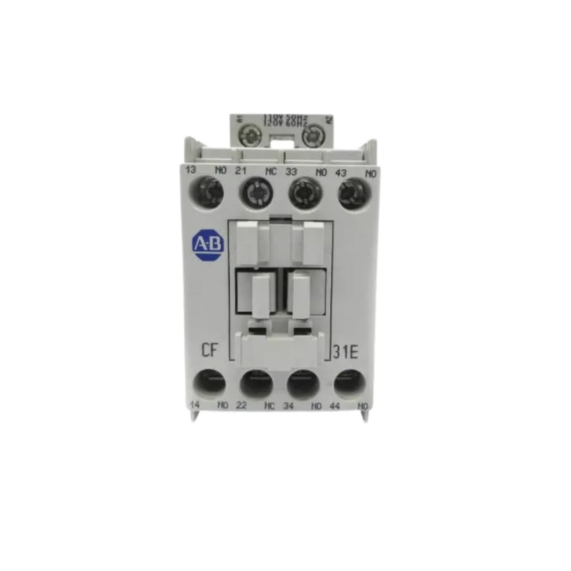 Allen-Bradley 700-CF310D control relay, 24V DC coil, 3 N.O. + 1 N.C. contacts, 10A, DIN rail mount