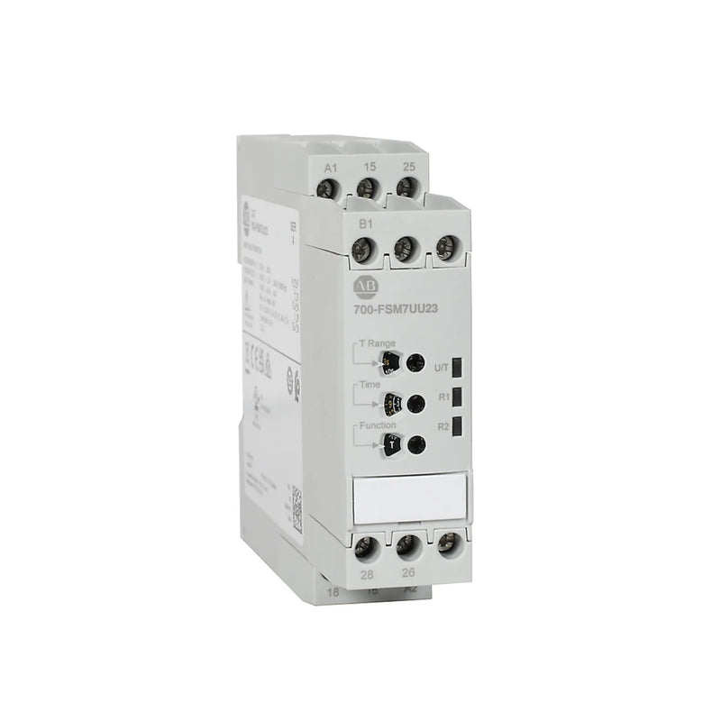 Allen-Bradley 700-FSM7UU23 high-performance multi-function timing relay, DPDT, 0.05 s–300 hr, 24–240V AC 