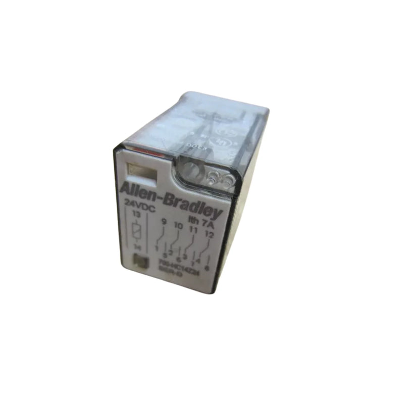 Allen-Bradley 700-HC14Z24 miniature relay, 4PDT, 24V DC coil, plug-in style, DIN rail mount