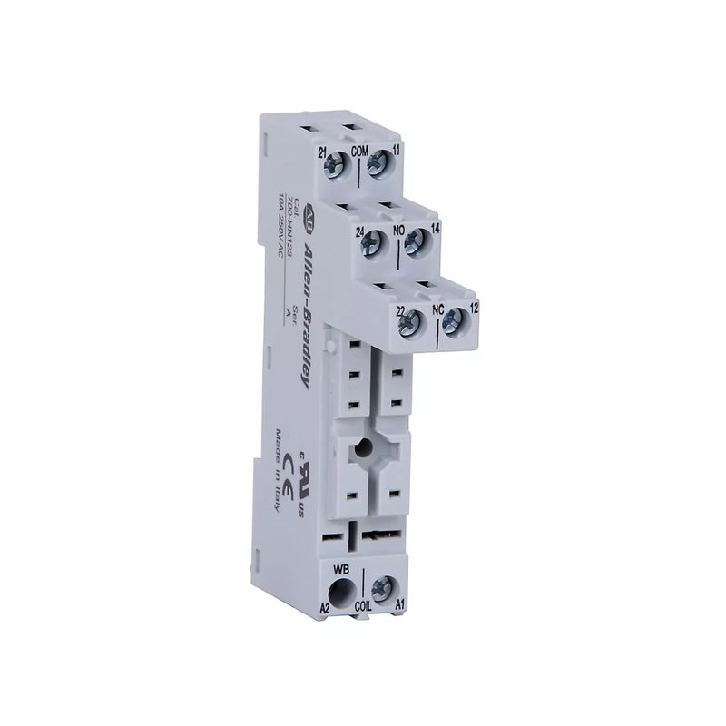 Allen-Bradley 700-HN123 11-pin octal relay socket, screw terminals, DIN rail mount
