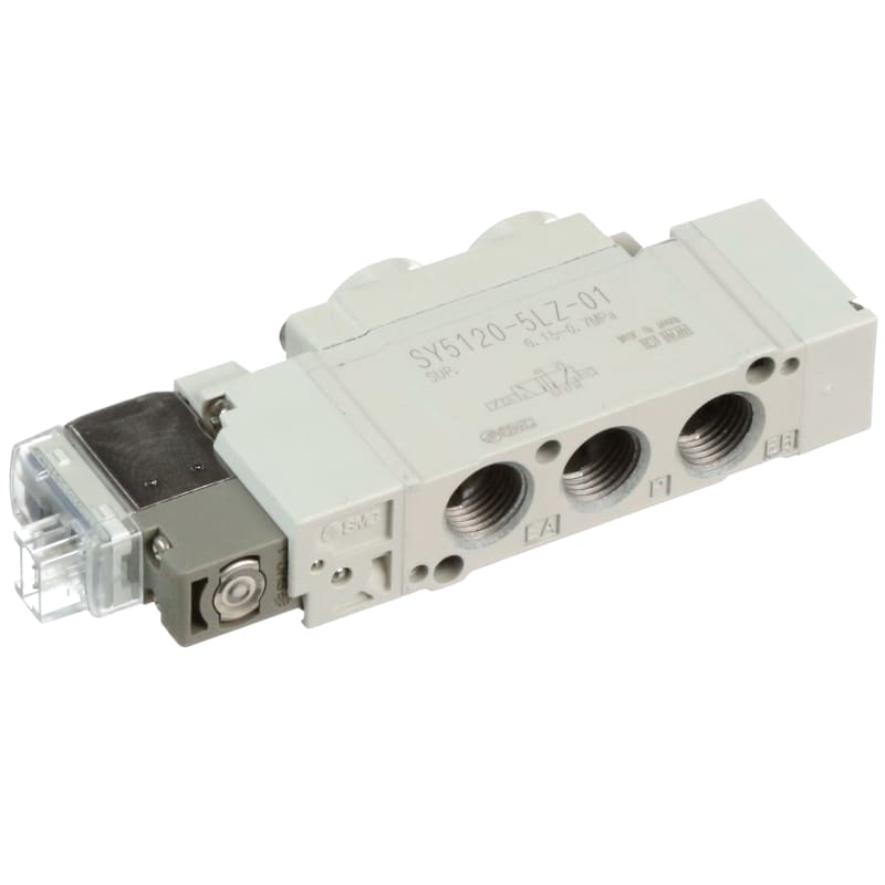 SMC SY5120-5LZ-01 Industrial Component, superb control, durable design.