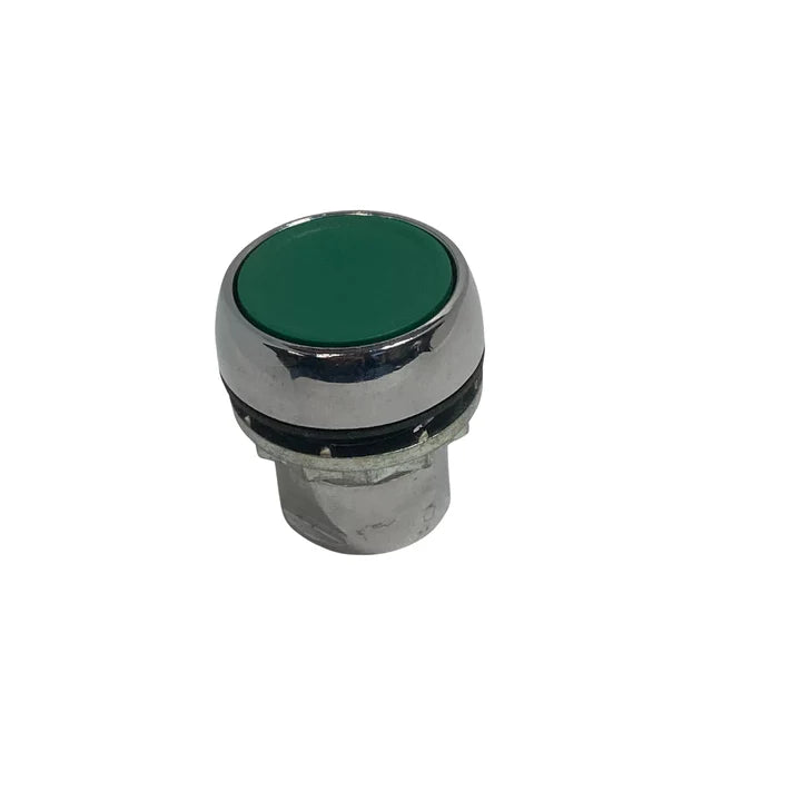 Allen-Bradley 800FM-F3 flush momentary push button, 22.5mm metal, spring return, non-illuminated