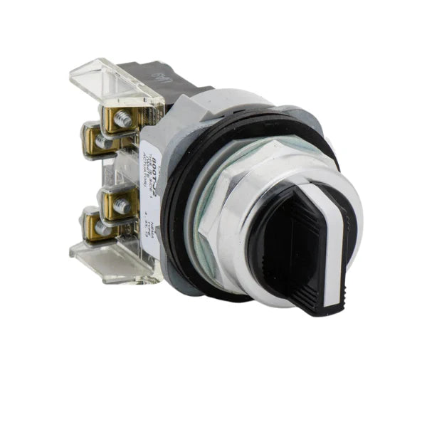 Allen-Bradley 800T-J20 selector switch, 2-position maintained, 30 mm, NEMA 4/13 heavy-duty operator