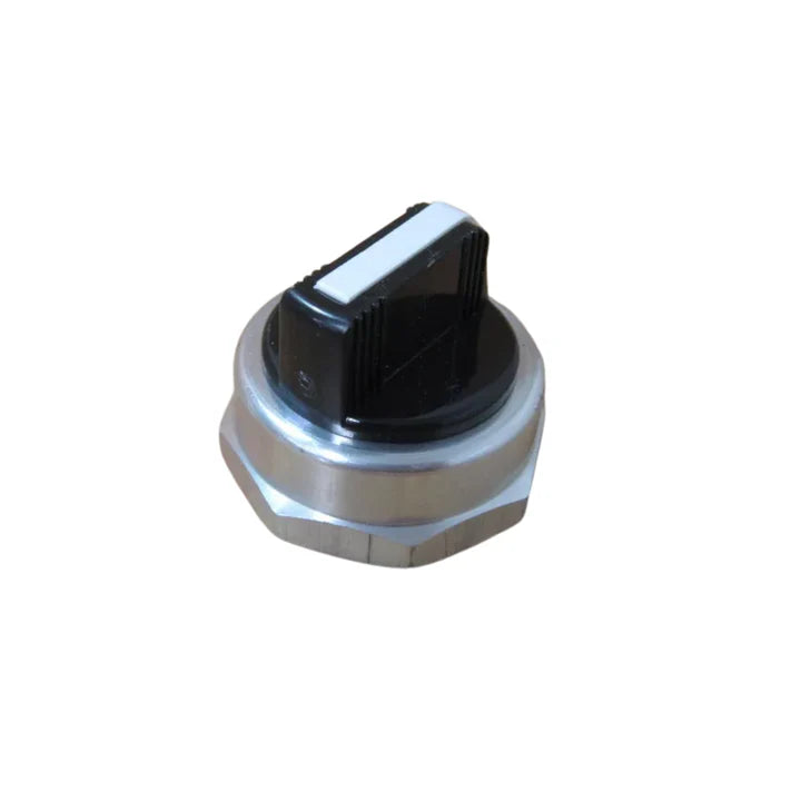 Allen-Bradley 800T-N230F black replacement knob for 30 mm selector switches, fits 800T and 800H series